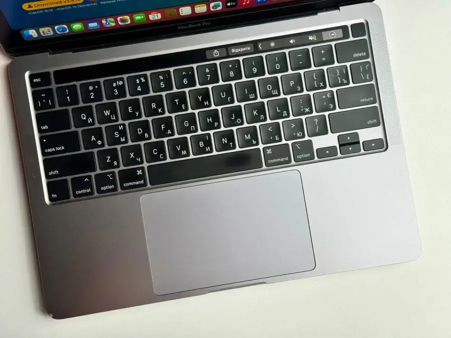 Вживаний MacBook Pro 13" Space Gray (MXK52) 2020 (i5/8 ГБ/512 SSD)🔋81% (Стан - 8/10. Комплект - повний | гарантія - 3 міс.) - Cycle 378