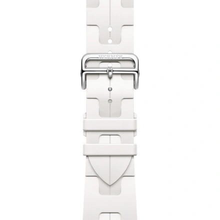 Ремінець Apple Watch Hermès 42/44/45/49mm Blanc Kilim Single Tour (MWP13)