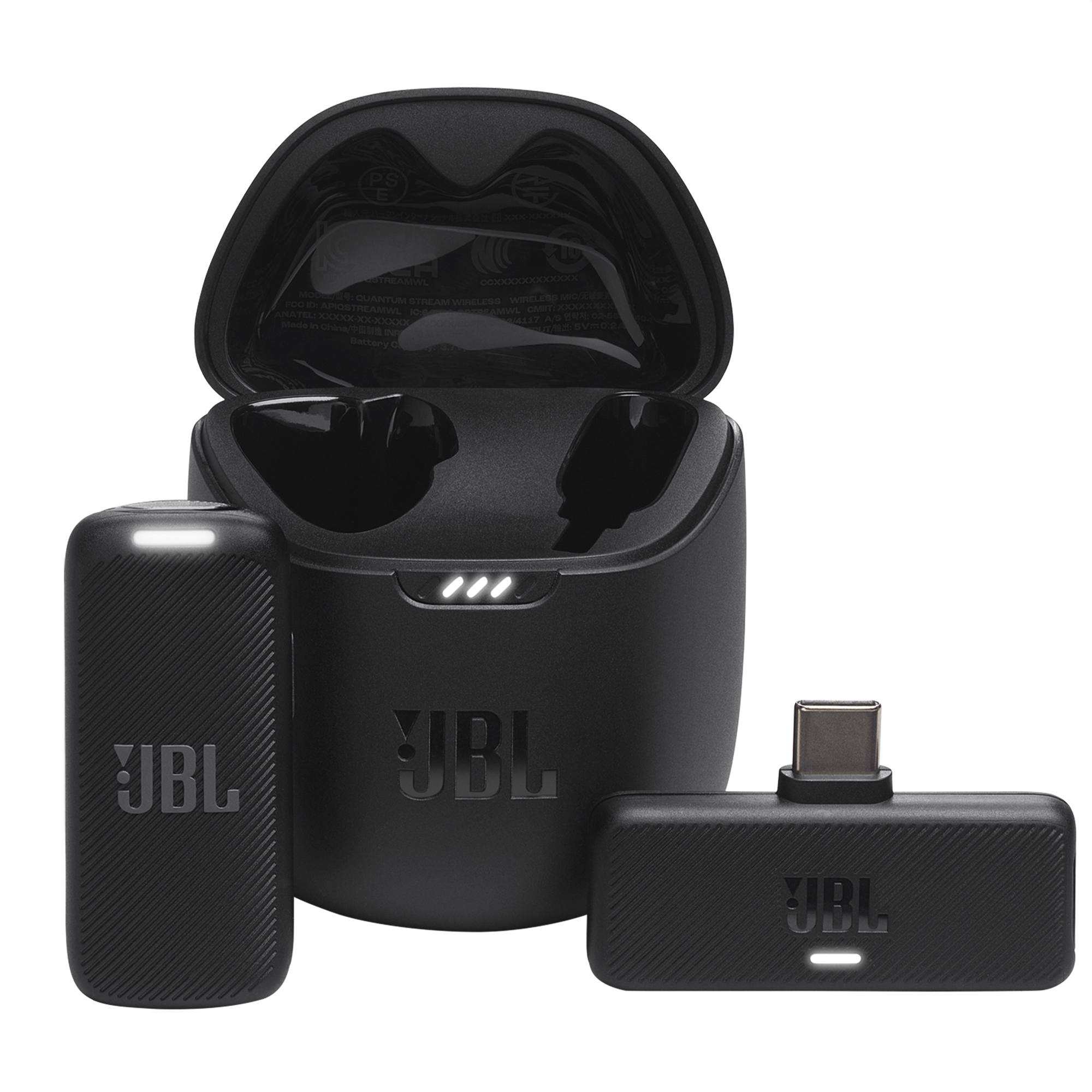 Мікрофон петличний JBL Quantum Stream Wireless USB-C - Black (JBLSTRMWLUSBCBLK)