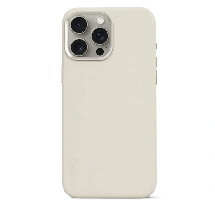 Чехол DECODED Leather Back Cover for iPhone 15 Pro Max - Clay (D24IPO15PMBC1CY)