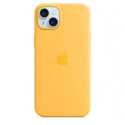 Чохол Apple iPhone 15 Plus Silicone Case with MagSafe - Sunshine (MWNF3)