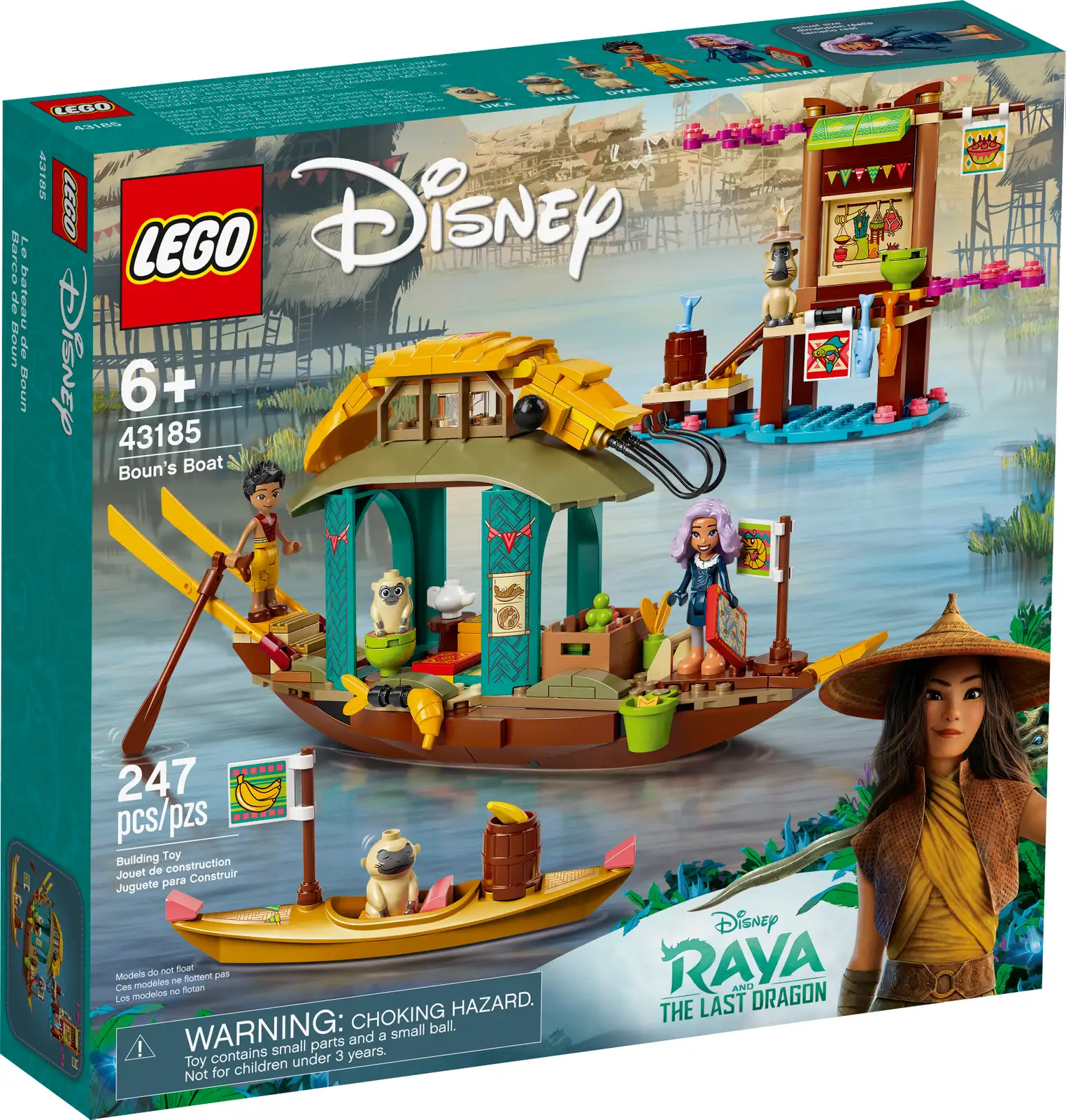 Блоковий конструктор LEGO Disney Princess Човен Буна (43185)