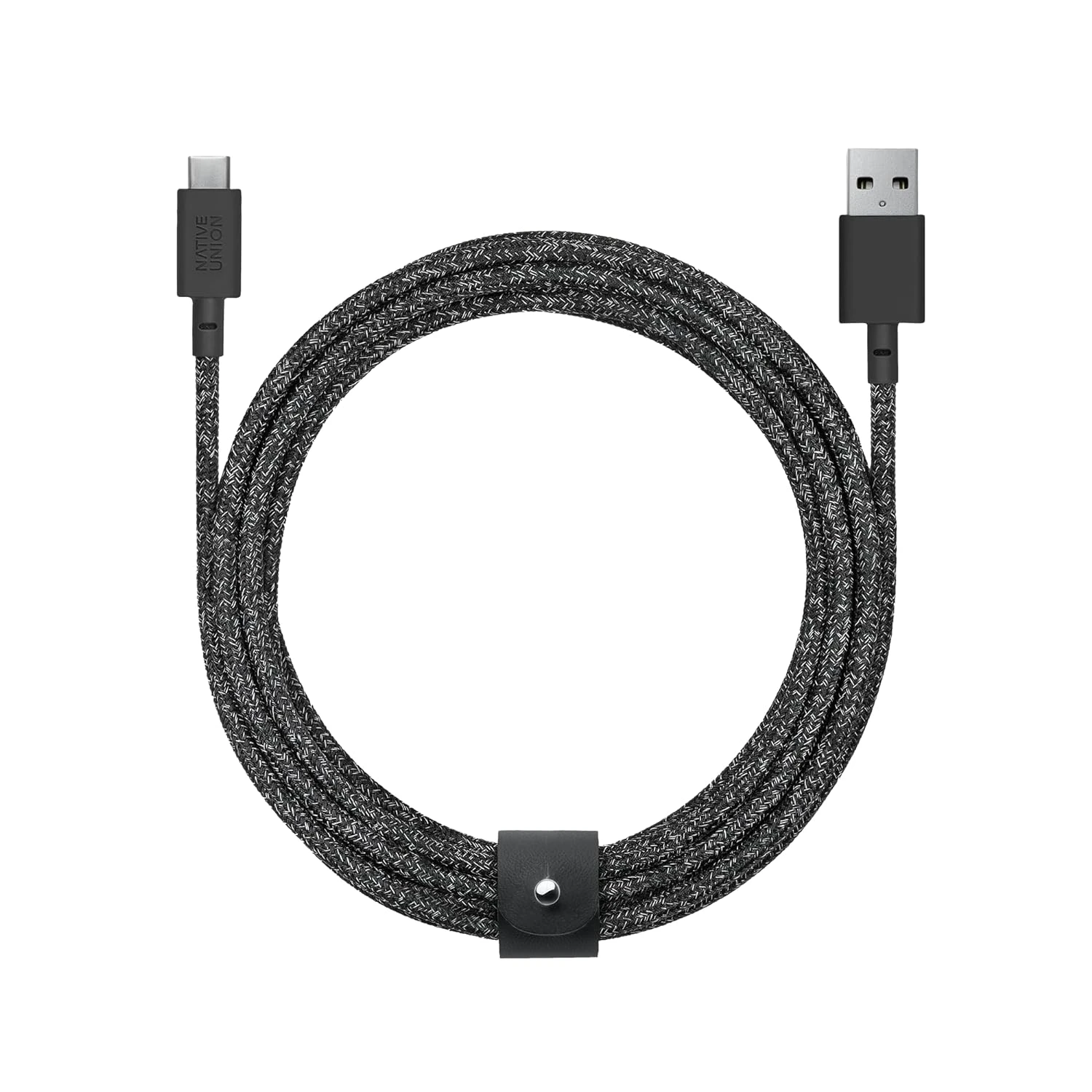 Кабель Native Union Belt Cable USB-A to USB-C Cosmos Black (1.2 m) (BELT-AC-COS-NP)