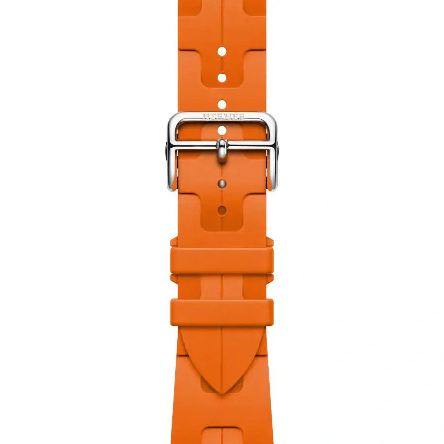 Ремешок Apple Watch Hermès 38/40/41/42mm Orange Kilim Single Tour (MTHV3, MXJJ3)