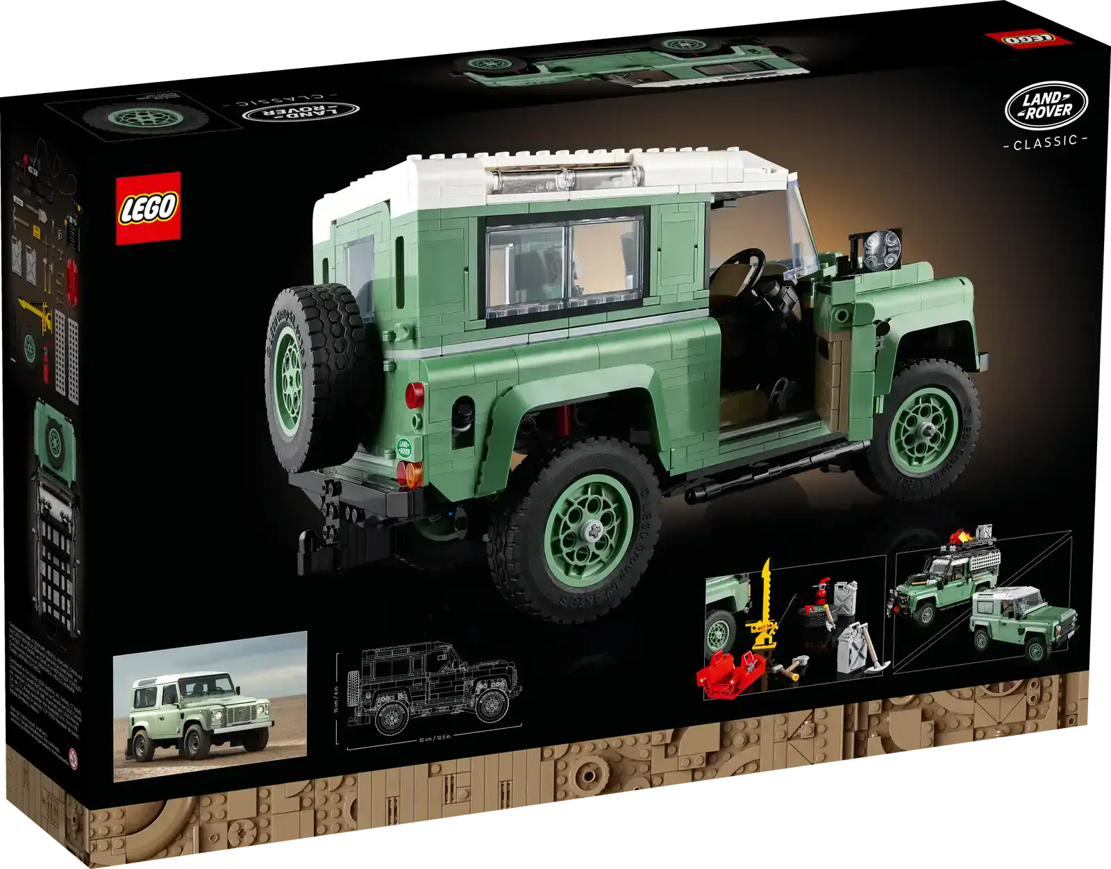 Авто-конструктор LEGO Icons Land Rover Classic Defender 90 (10317)