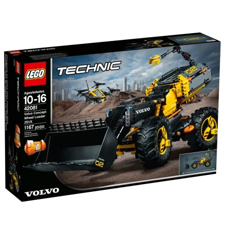 Авто-конструктор LEGO Technic VOLVO колесный погрузчик ZEUX (42081)