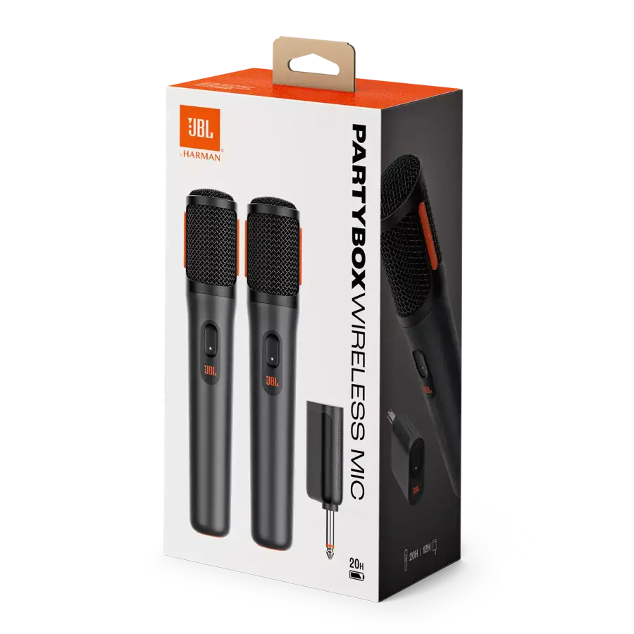 Бездротовий мікрофон JBL PartyBox Wireless Mic 2-pack (JBLPBWIRELESSMIC)