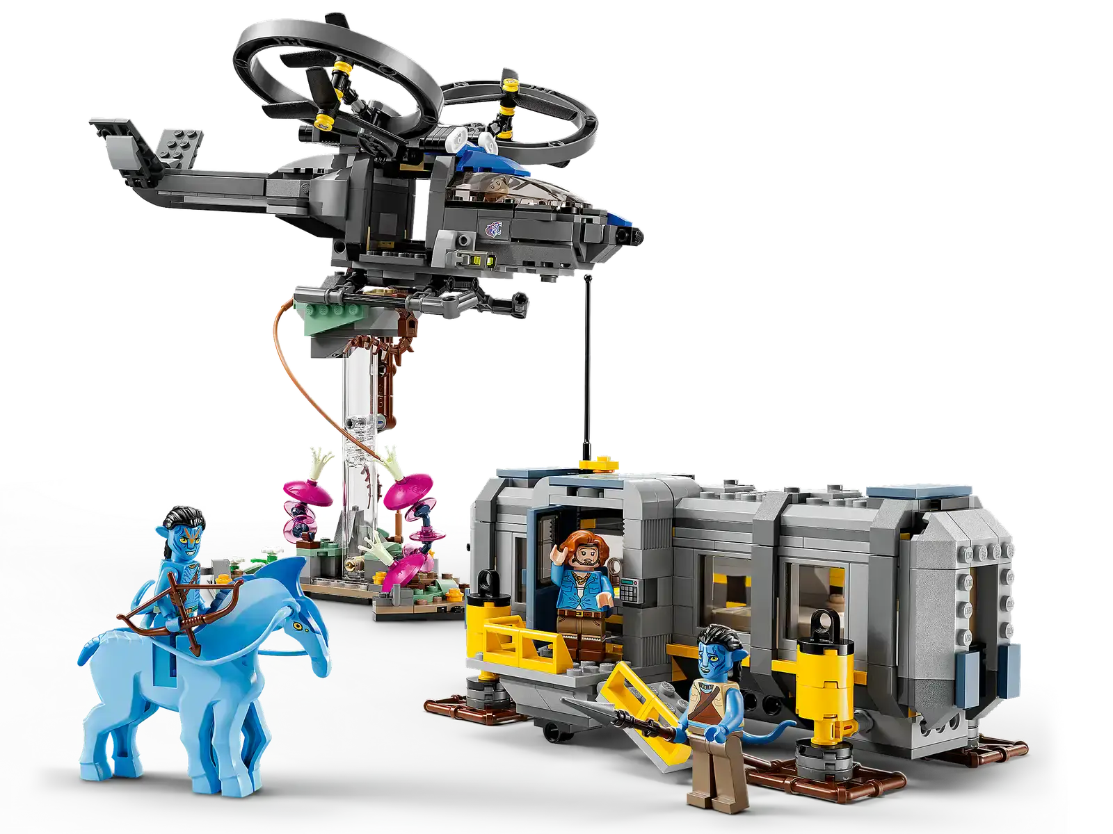 Блоковый конструктор LEGO Avatar Горы Аллилуйя: 26-й участок и грузовой конвертоплан «Самсон» (75573)