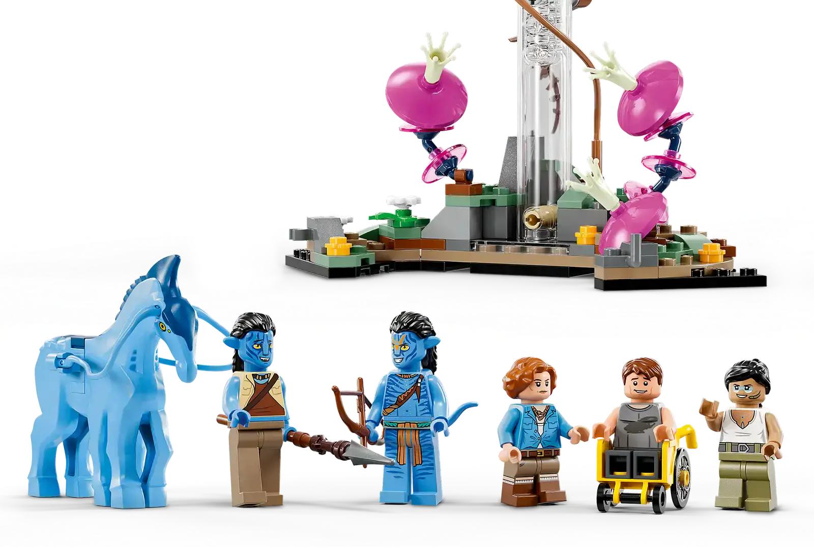 Блоковый конструктор LEGO Avatar Горы Аллилуйя: 26-й участок и грузовой конвертоплан «Самсон» (75573)
