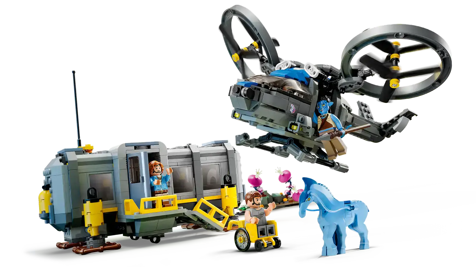 Блоковый конструктор LEGO Avatar Горы Аллилуйя: 26-й участок и грузовой конвертоплан «Самсон» (75573)