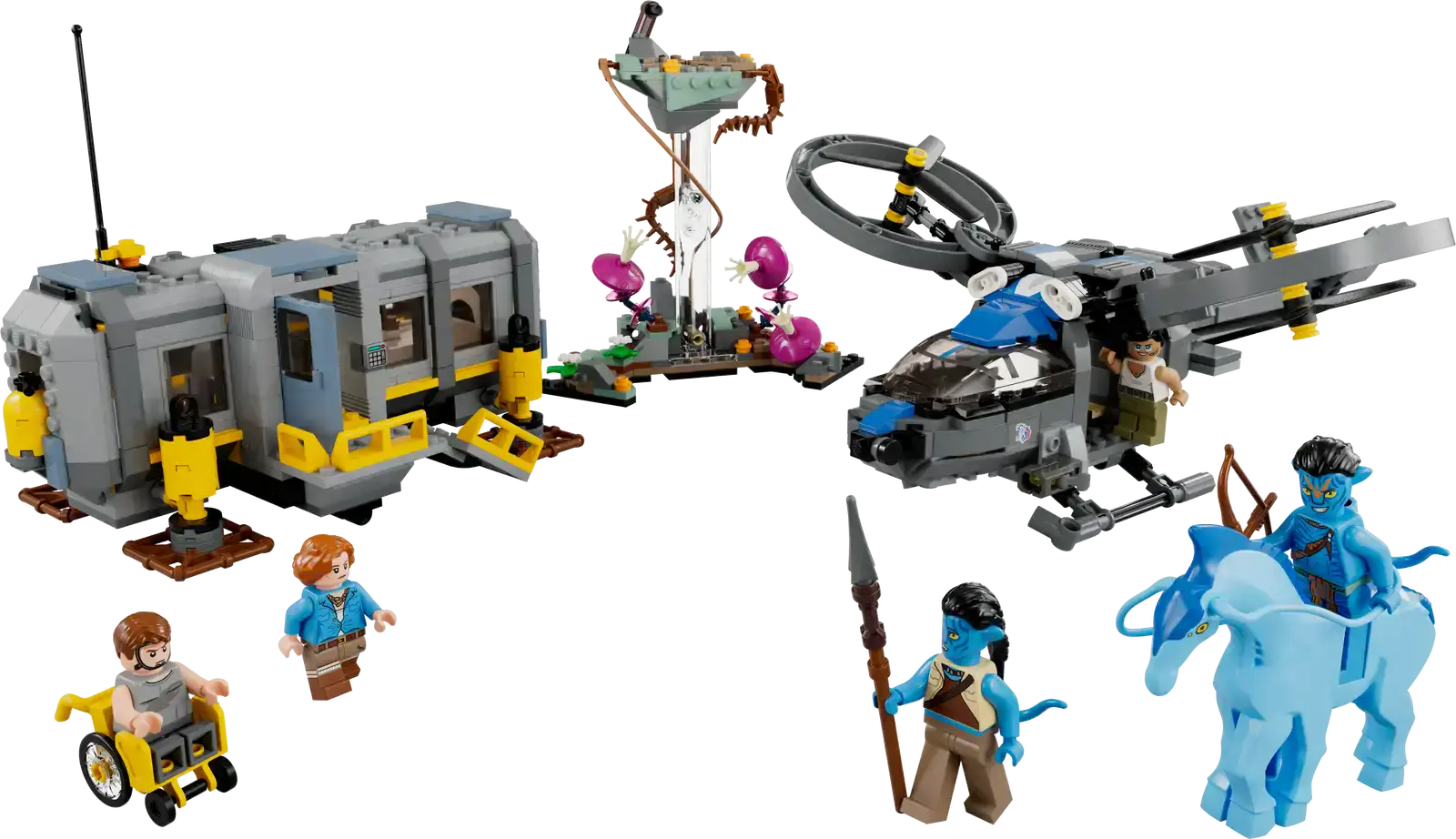 Блоковый конструктор LEGO Avatar Горы Аллилуйя: 26-й участок и грузовой конвертоплан «Самсон» (75573)