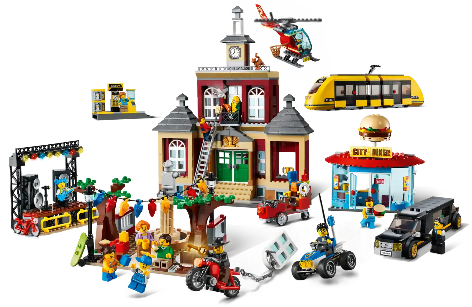 Блоковый конструктор LEGO City Главная площадь (60271)