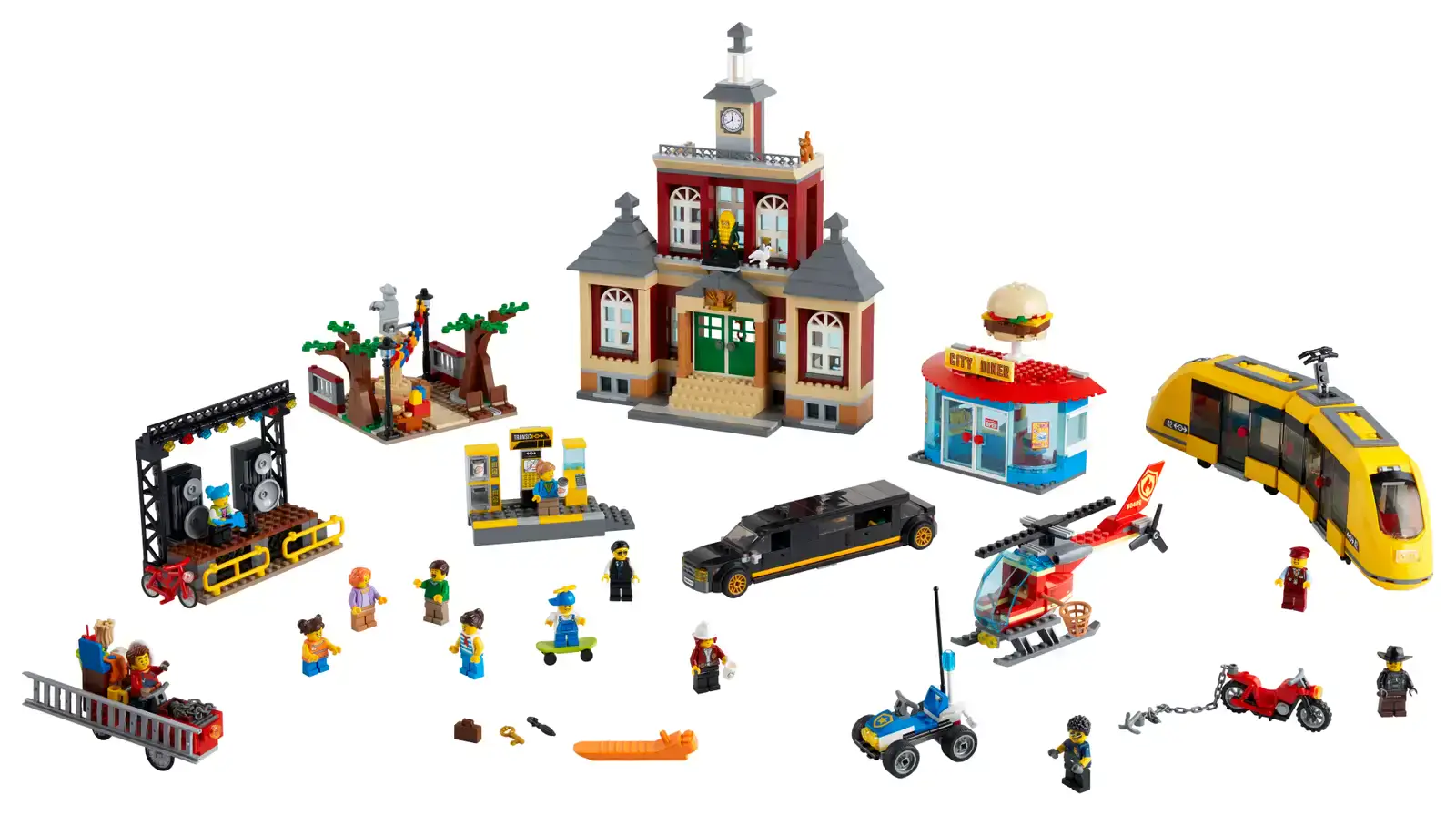 Блоковый конструктор LEGO City Главная площадь (60271)