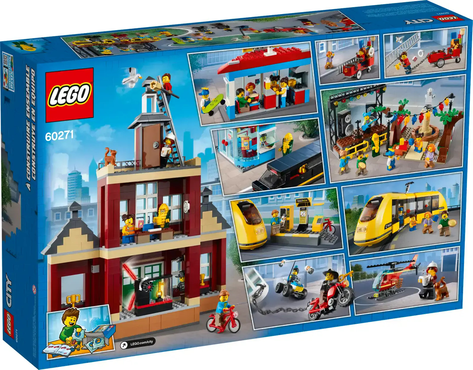 Блоковый конструктор LEGO City Главная площадь (60271)