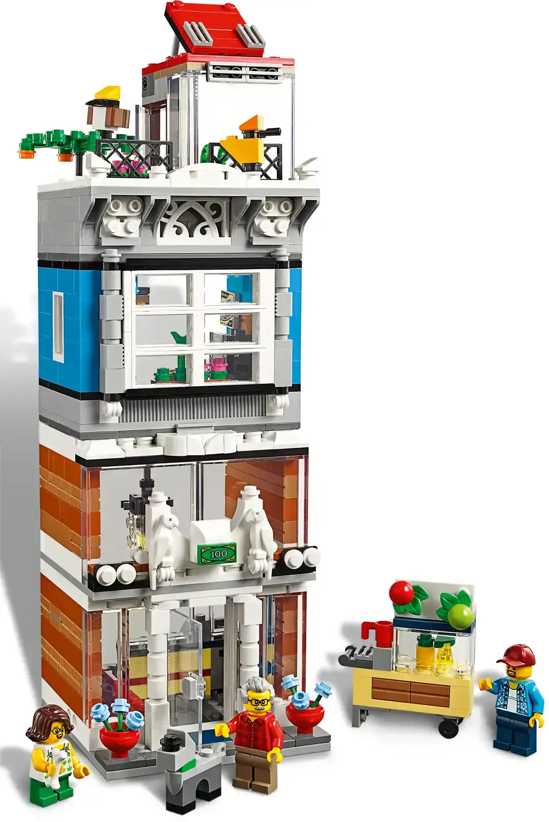 Блоковий конструктор LEGO Creator Зоомагазин та кафе в центрі міста (31097)