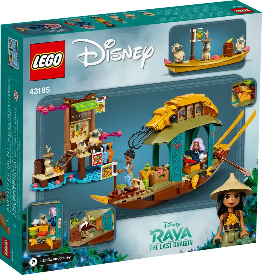 Блоковий конструктор LEGO Disney Princess Човен Буна (43185)