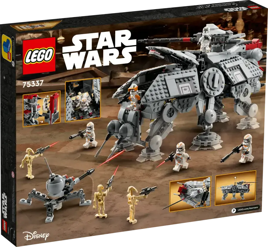 Блоковий конструктор LEGO Крокохід AT-TE (75337)
