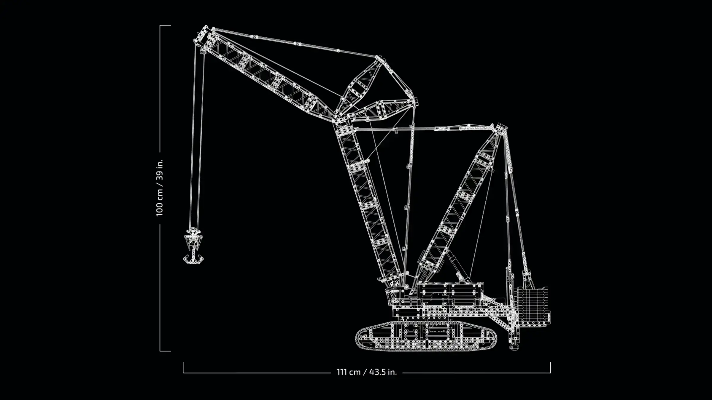 Блоковый конструктор LEGO Technic Гусеничный кран Liebherr LR 13000 (42146)