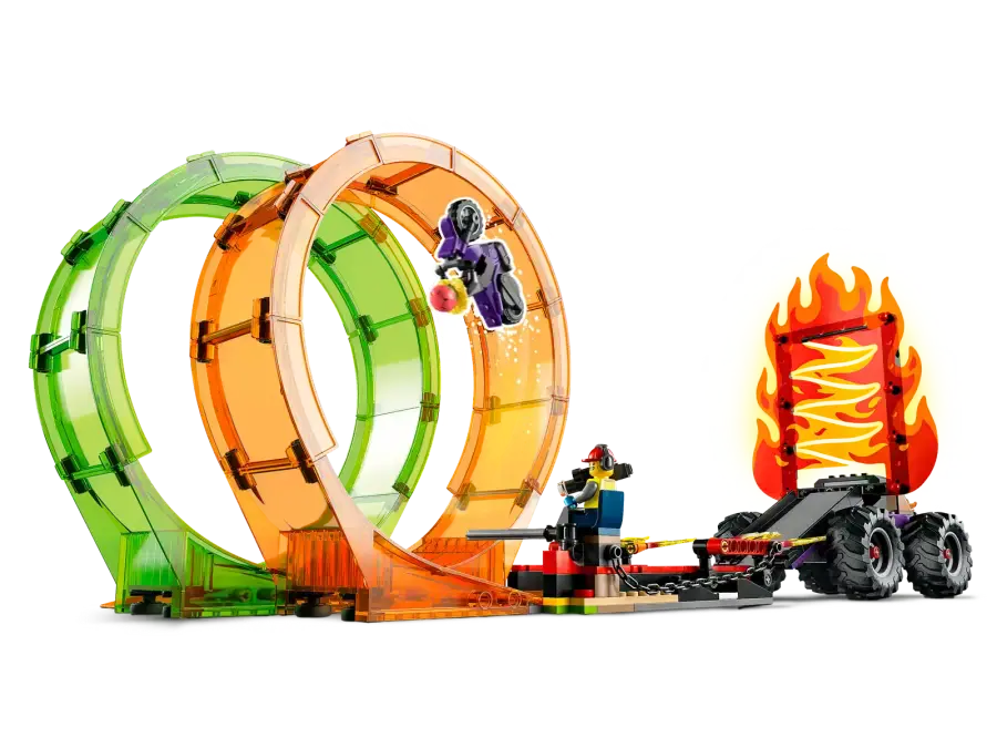 Блоковий конструктор LEGO Трюкова арена Подвійна петля (60339)