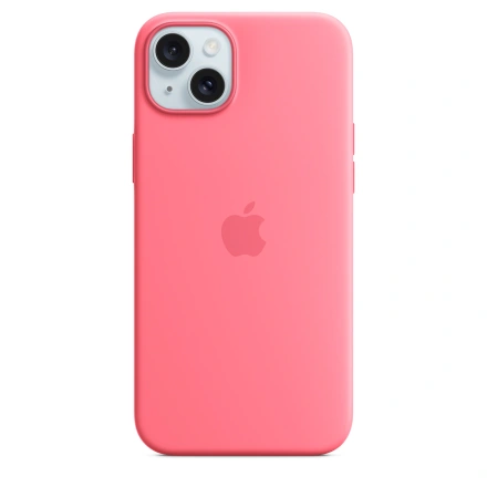 Чехол Apple iPhone 15 Plus Silicone Case with MagSafe - Pink (MWNE3)