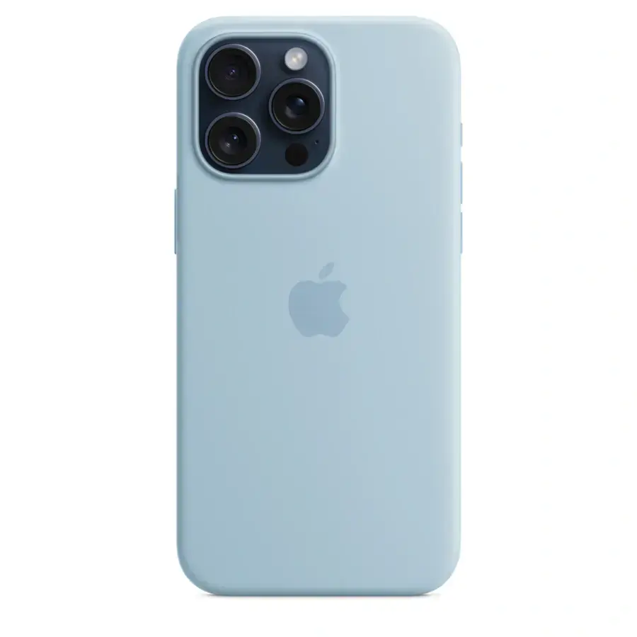 Чехол Apple iPhone 15 Pro Max Silicone Case with MagSafe Lux Copy - Light Blue