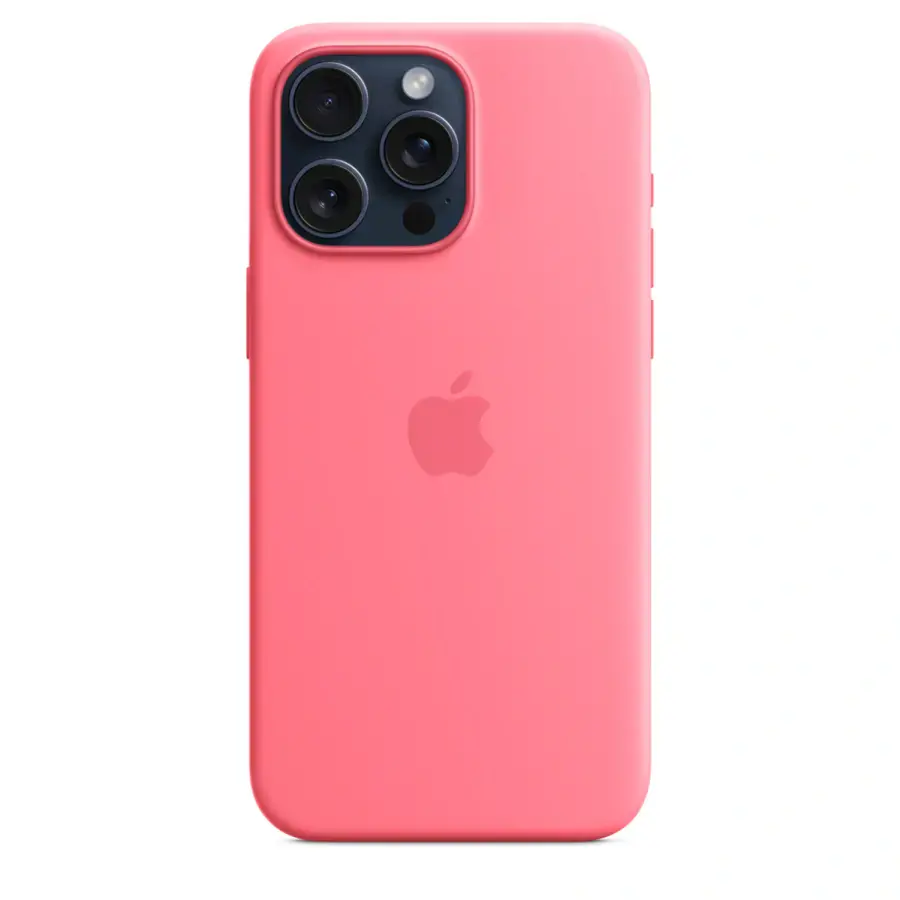 Чехол Apple iPhone 15 Pro Max Silicone Case with MagSafe Lux Copy - Pink