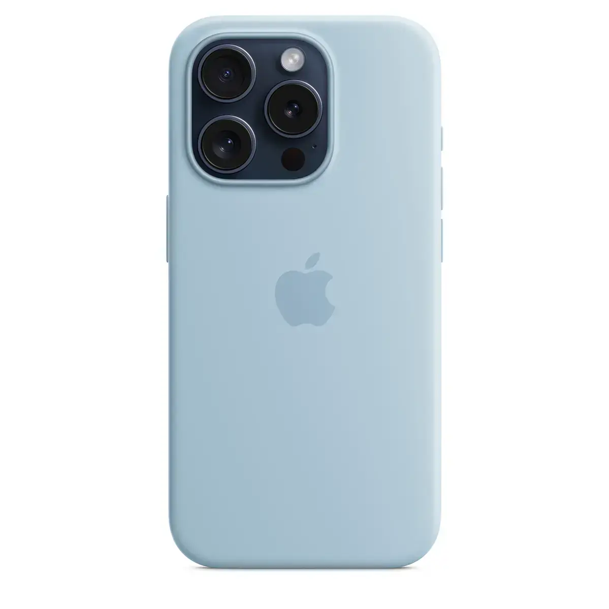 Чехол Apple iPhone 15 Pro Silicone Case with MagSafe - Light Blue (MWNM3)