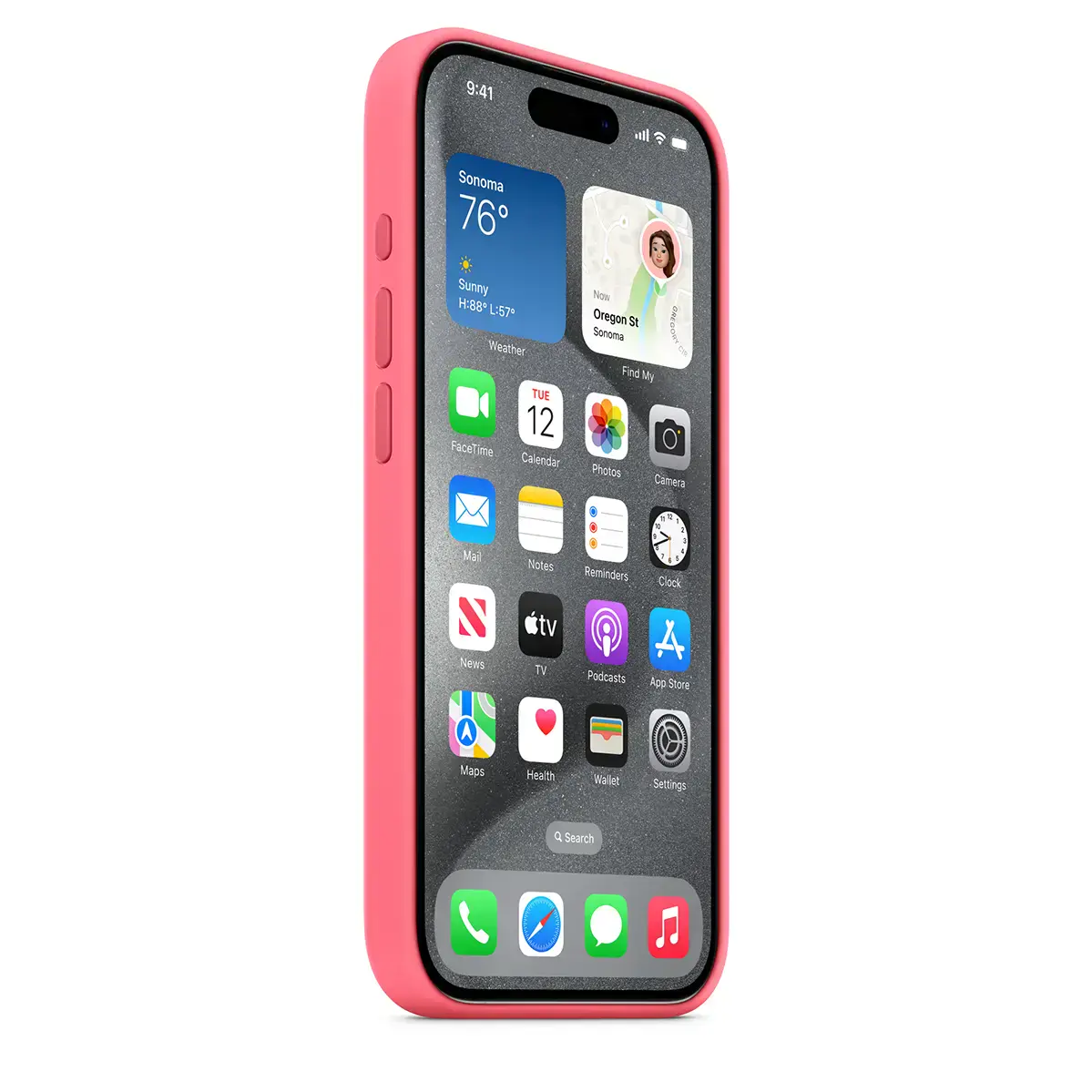 Чохол Apple iPhone 15 Pro Silicone Case with MagSafe Lux Copy - Pink