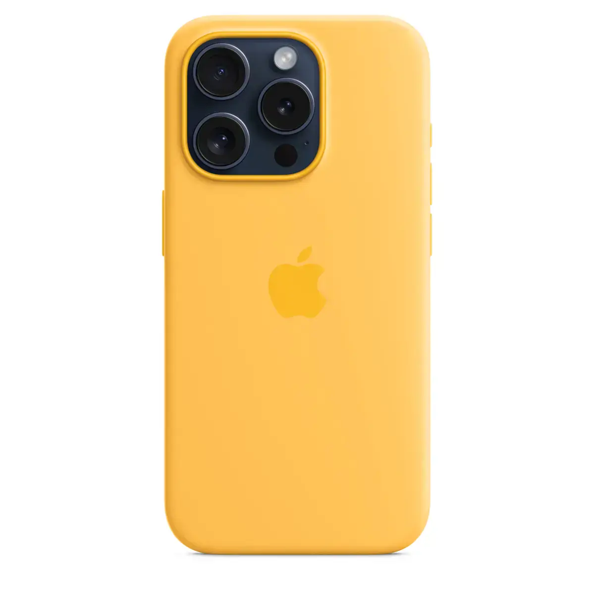 Чехол Apple iPhone 15 Pro Silicone Case with MagSafe - Sunshine (MWNK3)