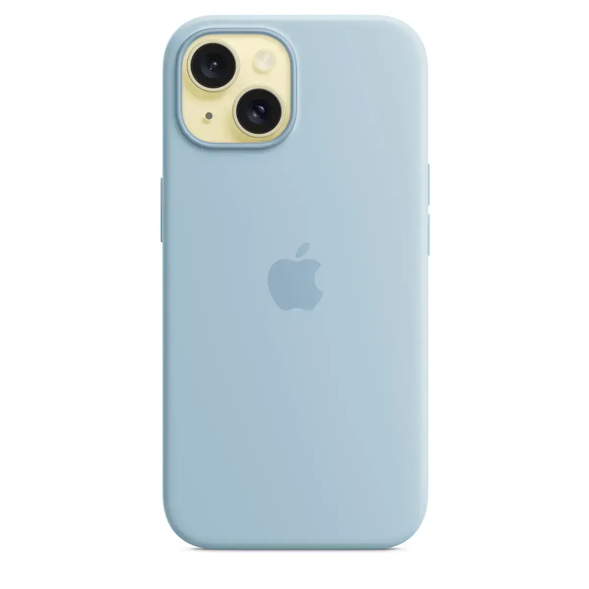 Чехол Apple iPhone 15 Silicone Case with MagSafe Lux Copy - Light Blue