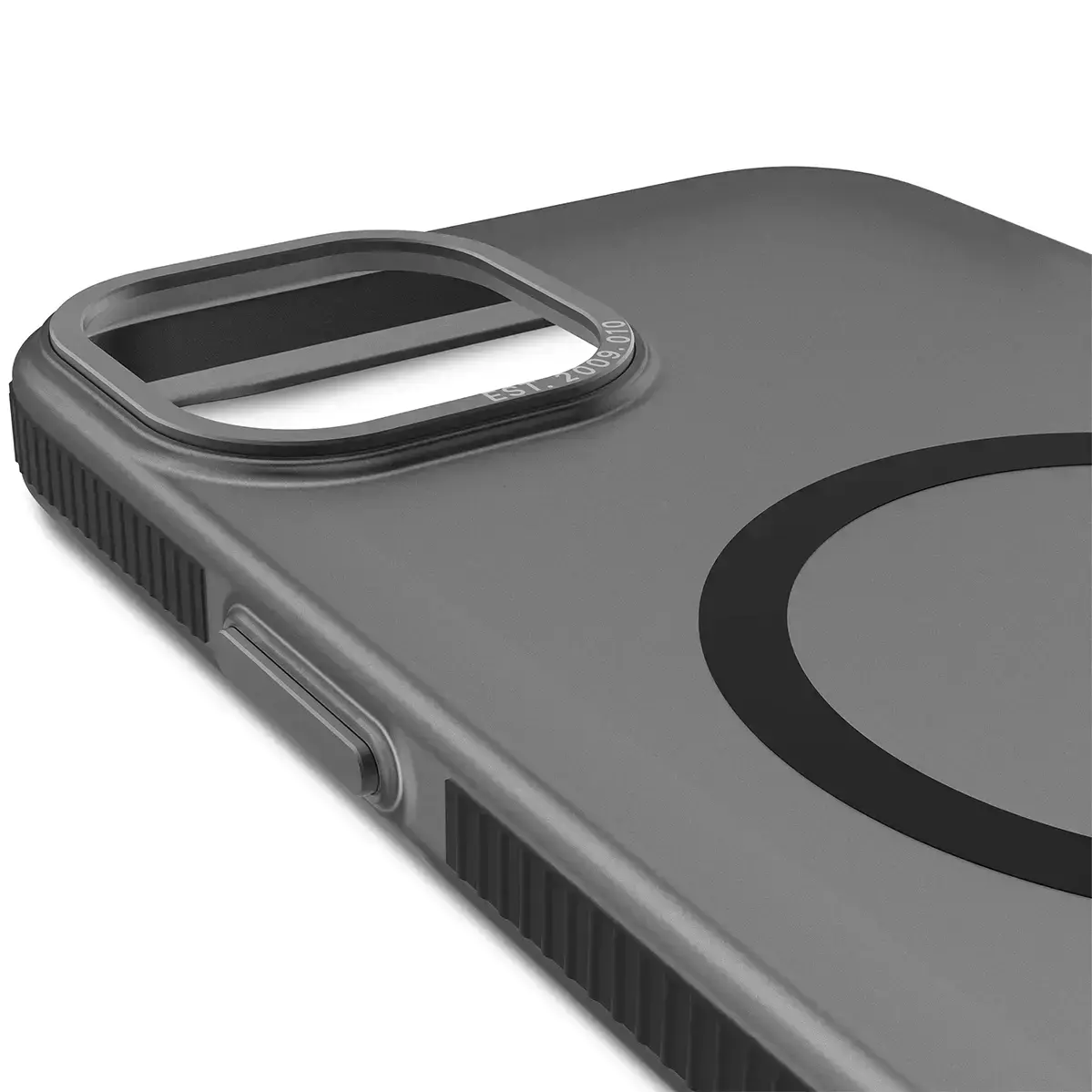 Чехол DECODED Recycled Plastic Grip Case for iPhone 15 Plus - Transparant Black (D24IPO15PLBCT2FK)