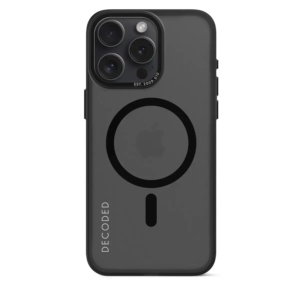 Чохол DECODED Recycled Plastic Grip Case for iPhone 15 Pro Max - Transparant Black (D24IPO15PMBCT2FK)