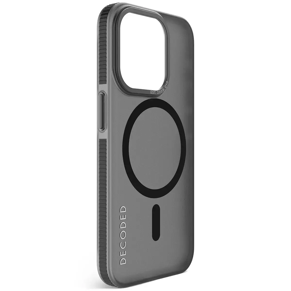 Чехол DECODED Recycled Plastic Grip Case for iPhone 15 Pro - Transparant Black (D24IPO15PBCT2FK)
