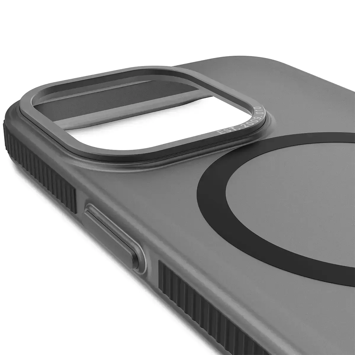 Чехол DECODED Recycled Plastic Grip Case for iPhone 15 Pro - Transparant Black (D24IPO15PBCT2FK)