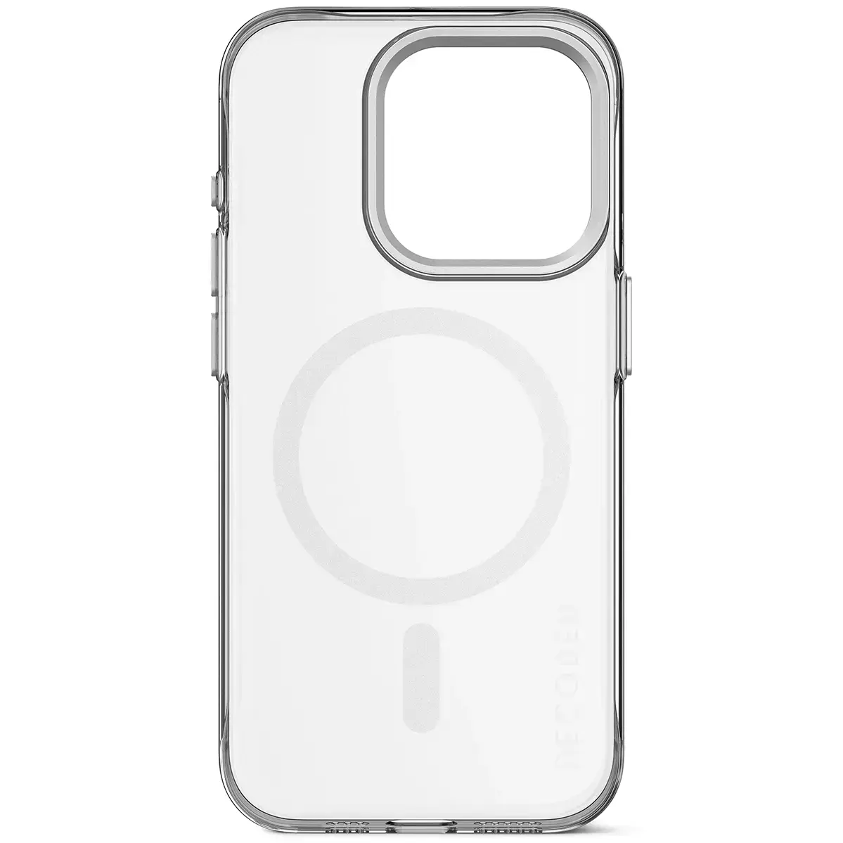 Чехол DECODED Recycled Plastic Grip Case for iPhone 15 Pro - Transparant (D24IPO15PBCT2TT)