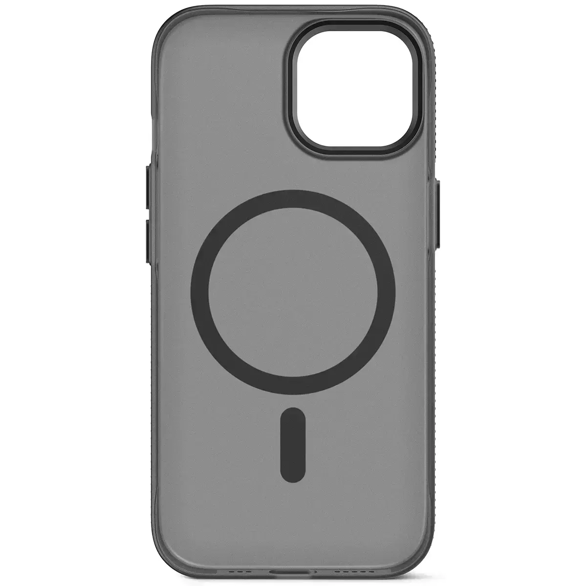 Чохол DECODED Recycled Plastic Grip Case for iPhone 15 - Transparant Black (D24IPO15BCT2FK)