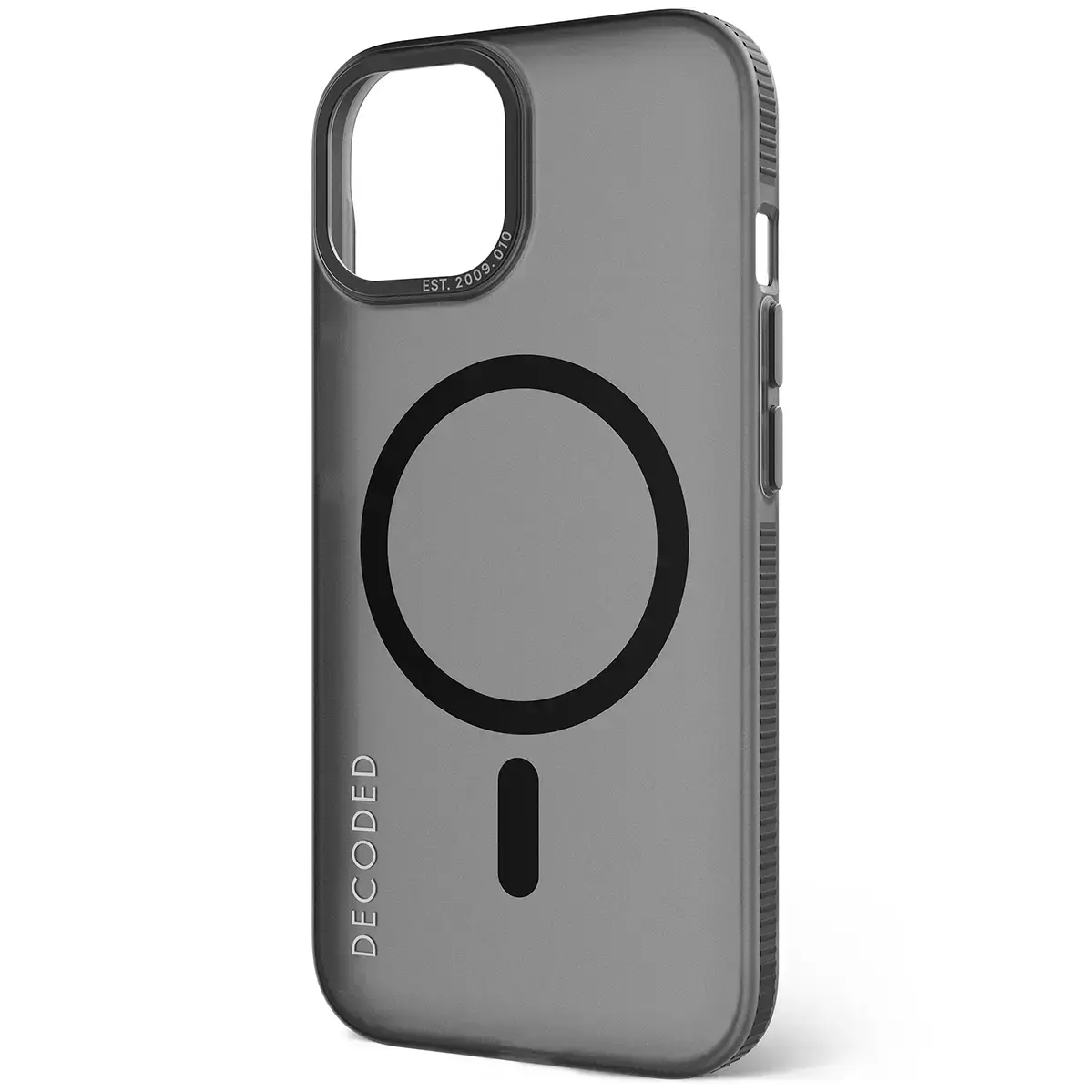 Чохол DECODED Recycled Plastic Grip Case for iPhone 15 - Transparant Black (D24IPO15BCT2FK)