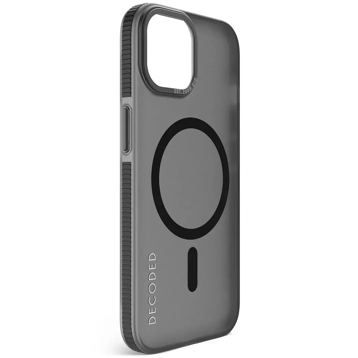 Чохол DECODED Recycled Plastic Grip Case for iPhone 15 - Transparant Black (D24IPO15BCT2FK)