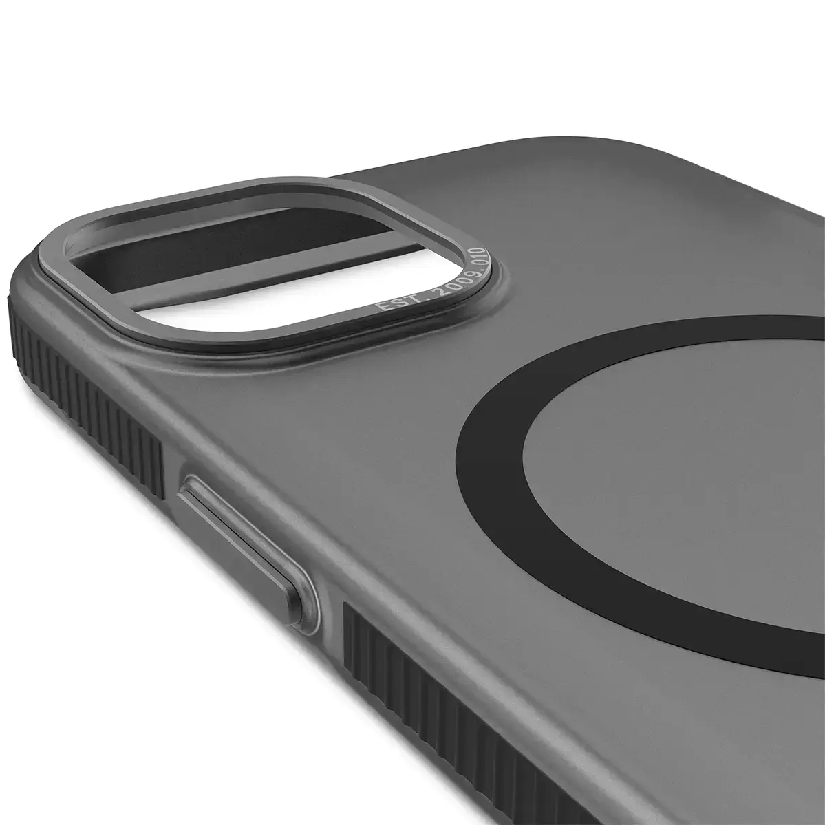 Чохол DECODED Recycled Plastic Grip Case for iPhone 15 - Transparant Black (D24IPO15BCT2FK)