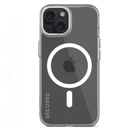 Чохол DECODED Recycled Plastic Grip Case for iPhone 15 - Transparant (D24IPO15BCT2TT)