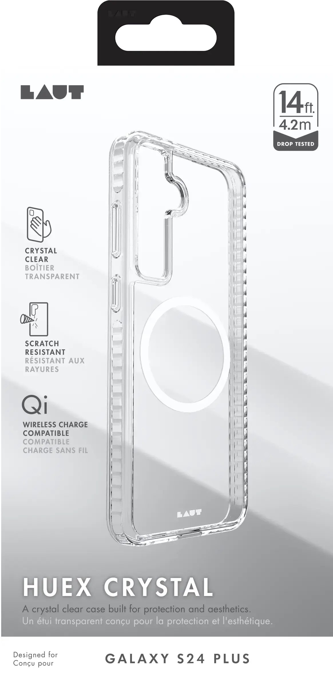 Чохол LAUT HUEX CRYSTAL для Samsung Galaxy S24 - Clear (L_S24S_HXC_UC)