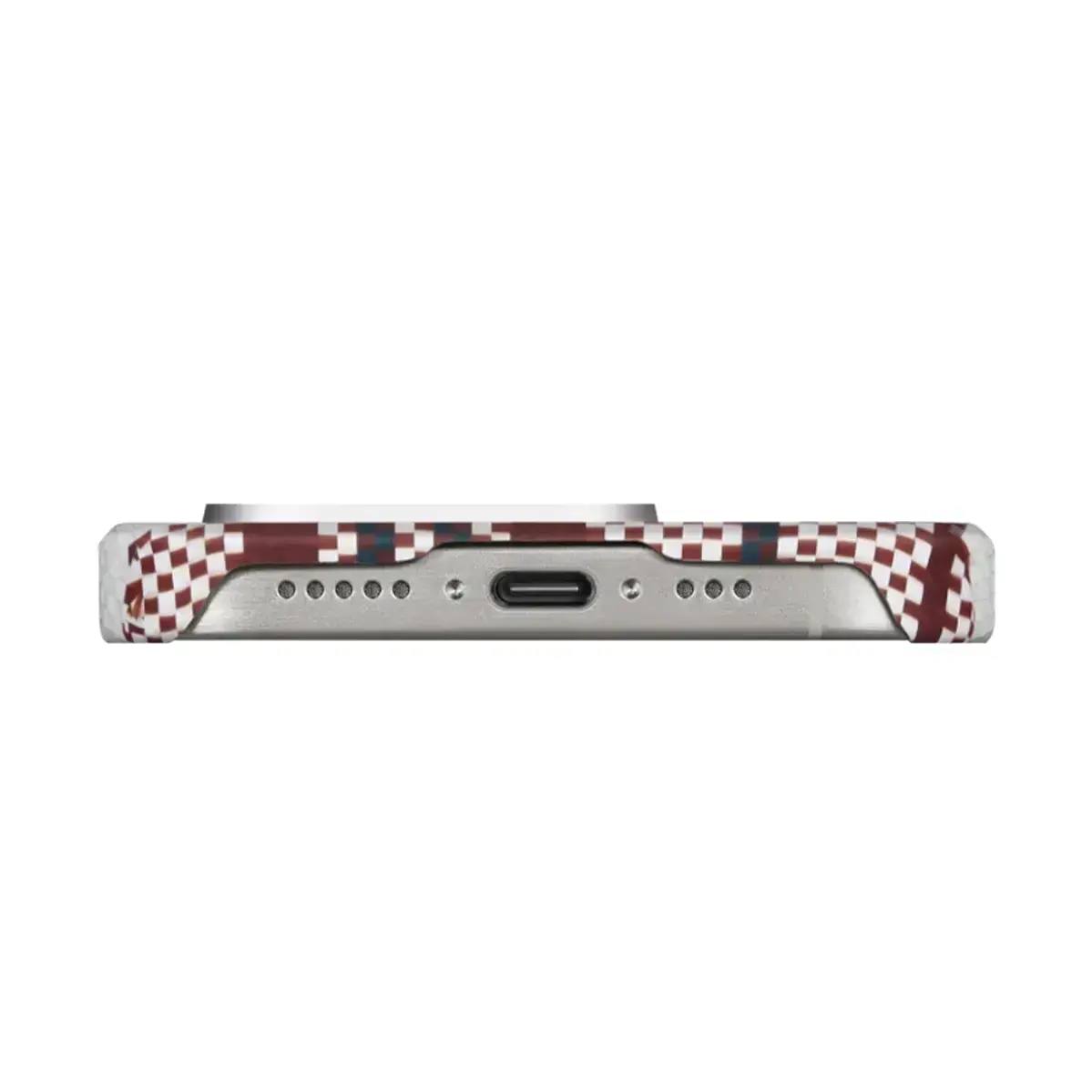 Чехол Pitaka MagEZ Case 4 red-white-blue for iPhone 15 Pro - Red