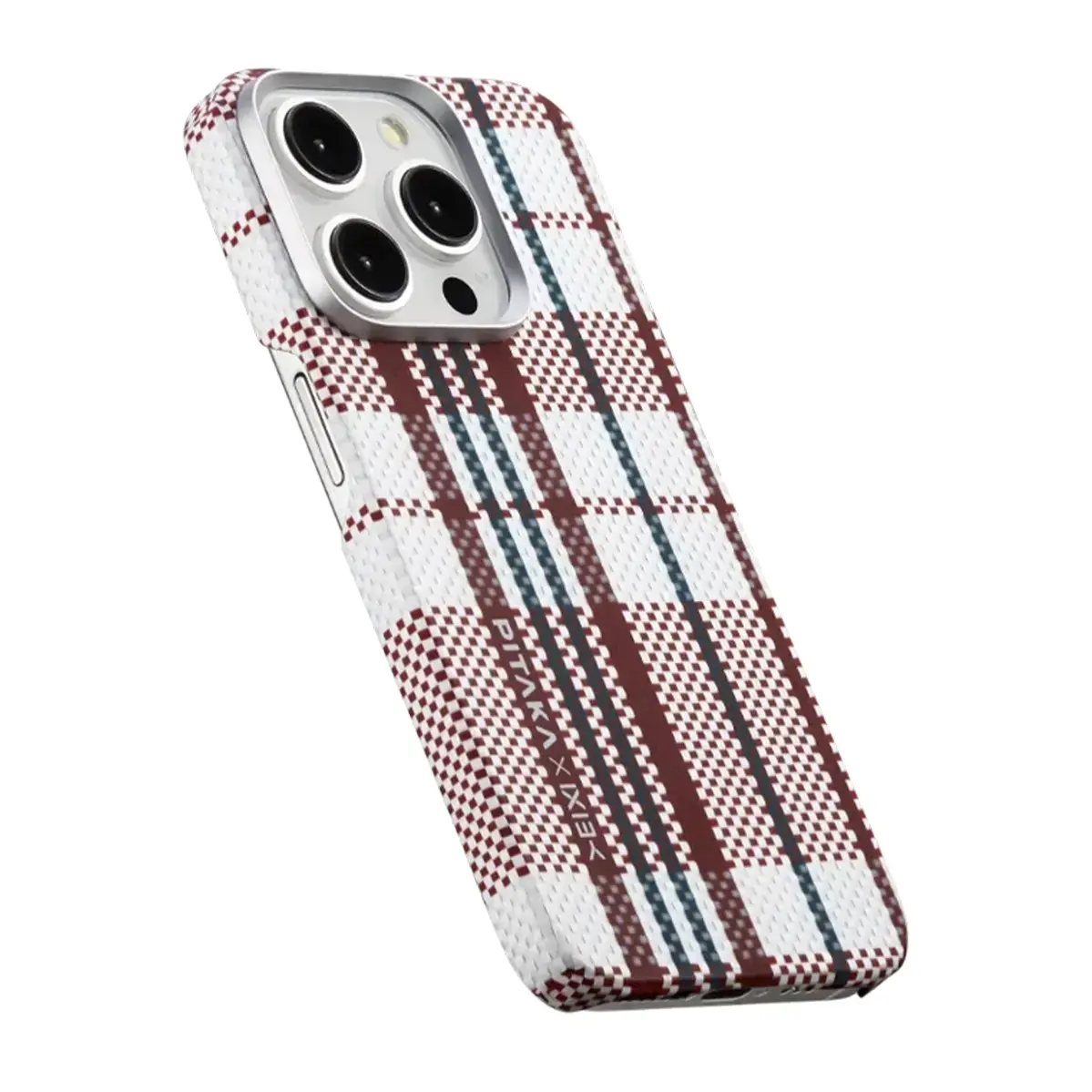 Чехол Pitaka MagEZ Case 4 red-white-blue for iPhone 15 Pro - Red