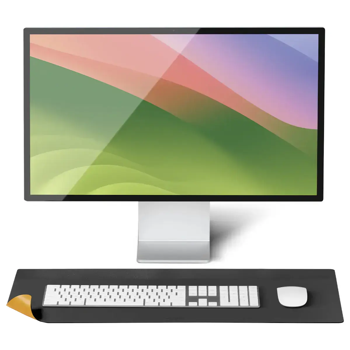 Двухсторонний настольный коврик Native Union Dual Sided Desk Mat - Black/Kraft (DESK-MAT-BLKKFT)