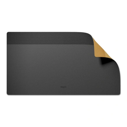 Двухсторонний настольный коврик Native Union Dual Sided Desk Mat - Black/Kraft (DESK-MAT-BLKKFT)