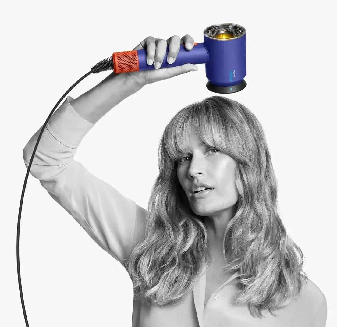 Фен для волос Dyson Supersonic HD16 Nural - Vinca Blue/Topaz (440266-01) EU