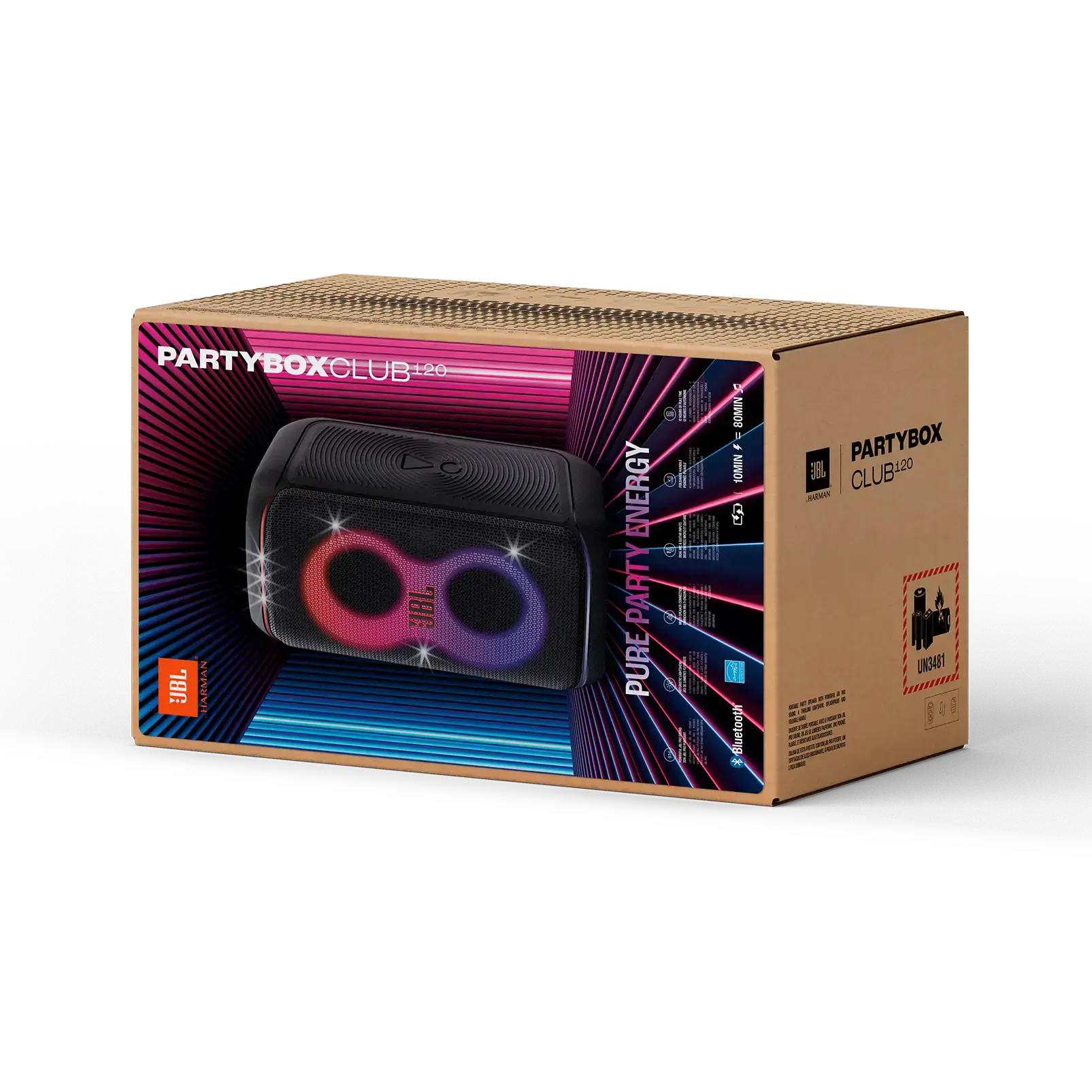Колонка JBL PartyBox Club 120 - Black (JBLPBCLUB120EP)