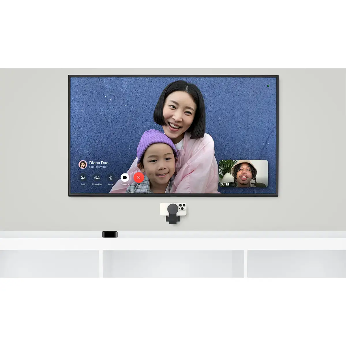 Крепление Belkin iPhone Mount with MagSafe for Apple TV 4K (MMA010DSGY)