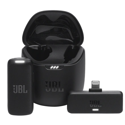 Микрофон петличный JBL Quantum Stream Wireless Lightning - Black (JBLSTRMWLLGHTBLK)