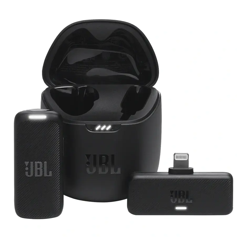 Мікрофон петличний JBL Quantum Stream Wireless Lightning - Black (JBLSTRMWLLGHTBLK)